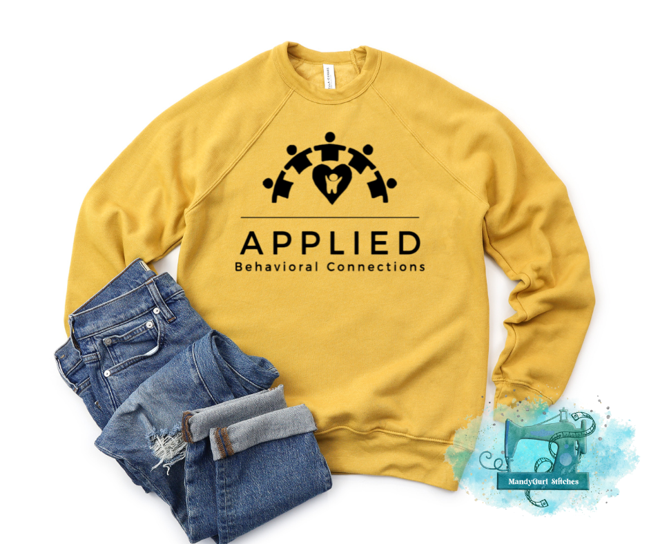 ABC Black Logo Crew Sweatshirt