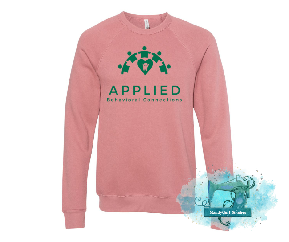 ABC Dark Green Logo Crew Sweatshirt
