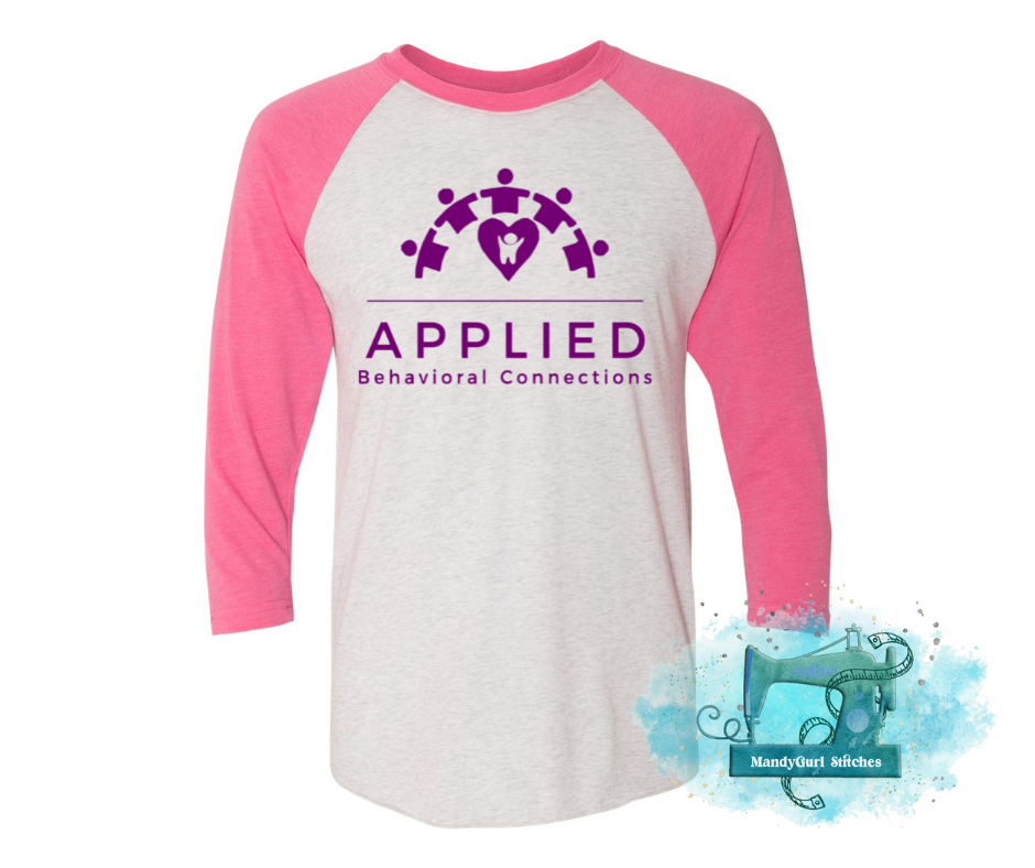 ABC Purple Logo Raglan