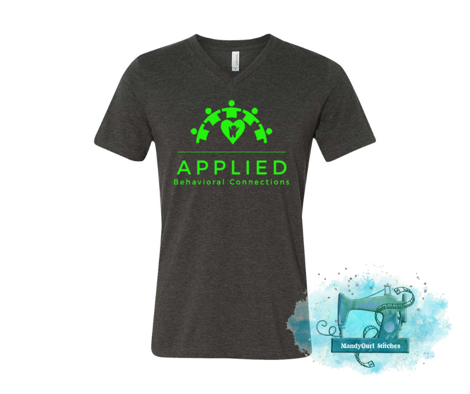 ABC Lime Logo V-Neck Tee