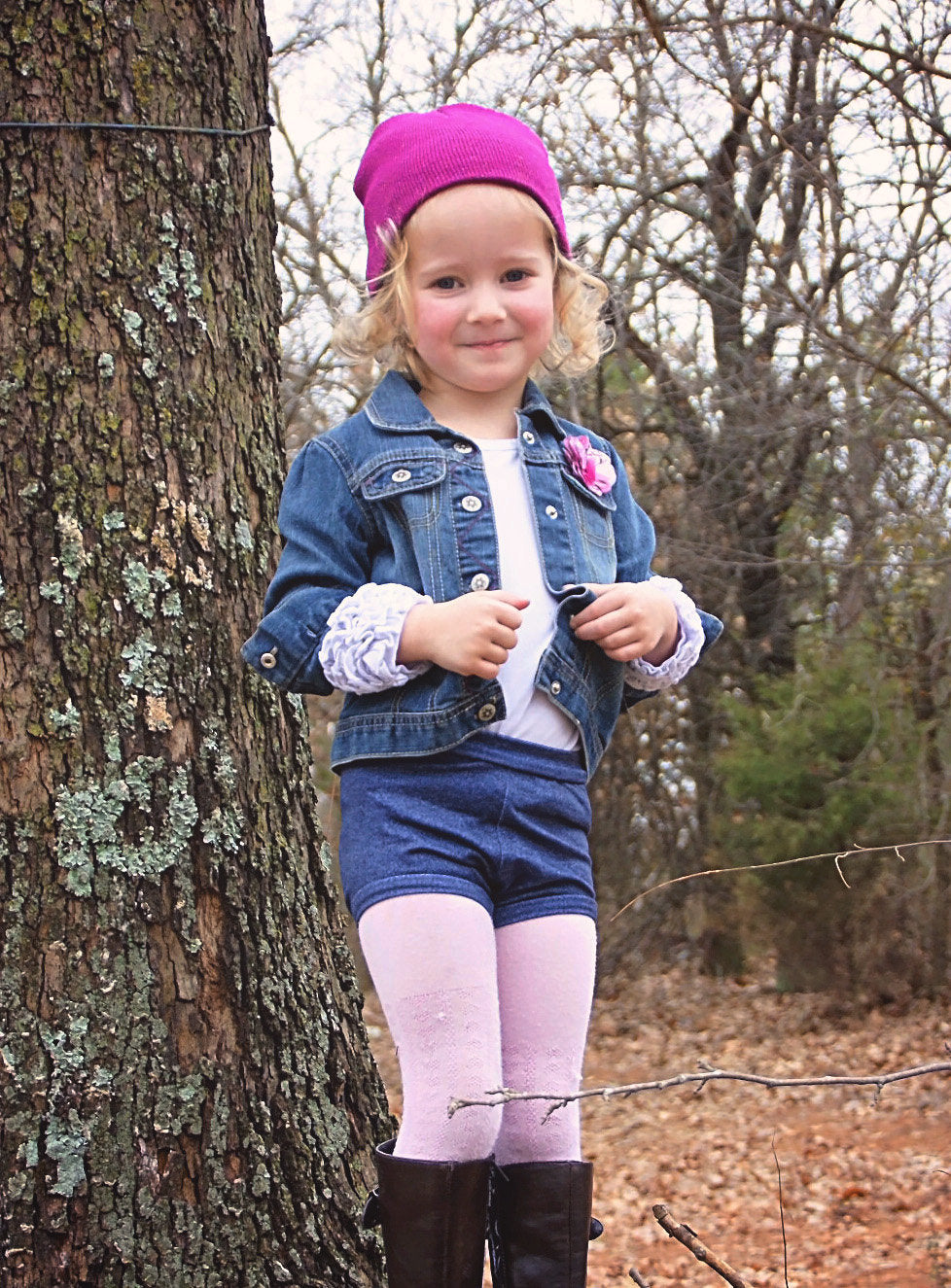 Faux Denim Bummies