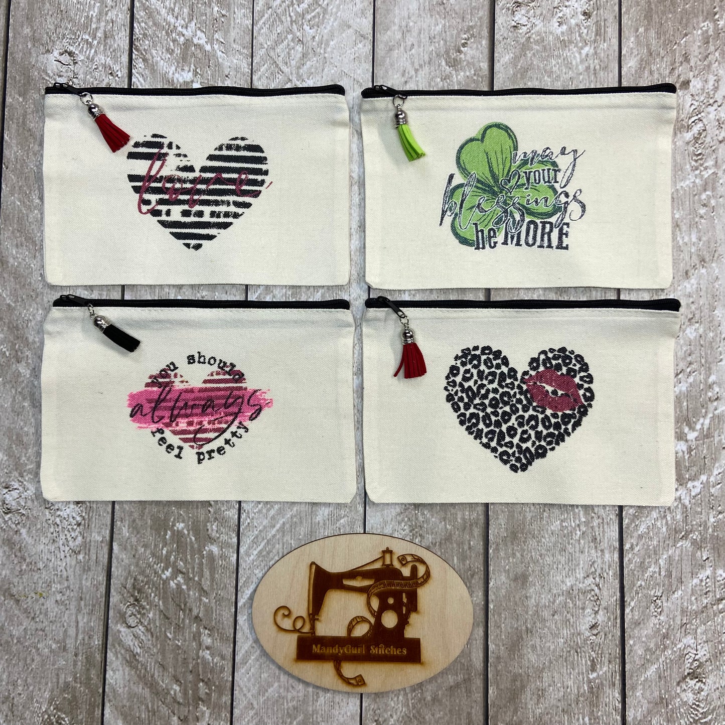 Screenprint Zippy Bags
