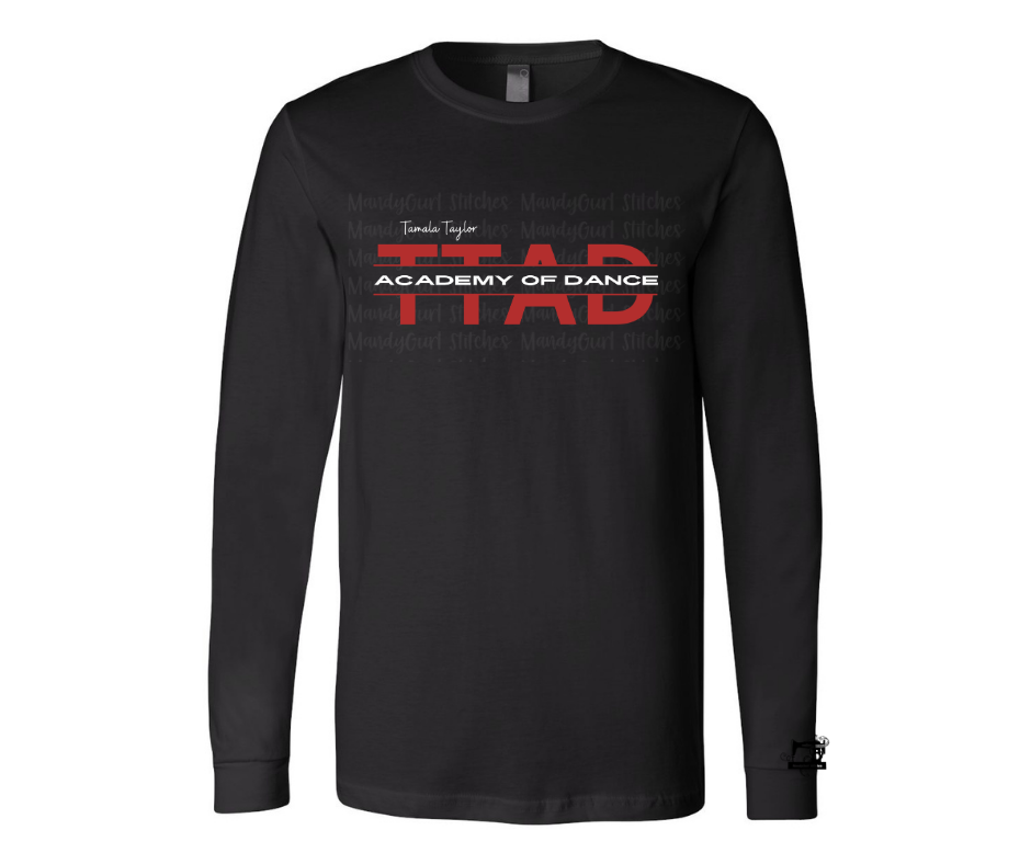 TTAD Black Long Sleeve Tee