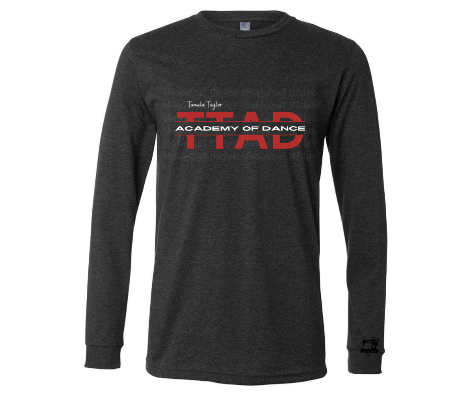TTAD Heather Charcoal Long Sleeve Tee