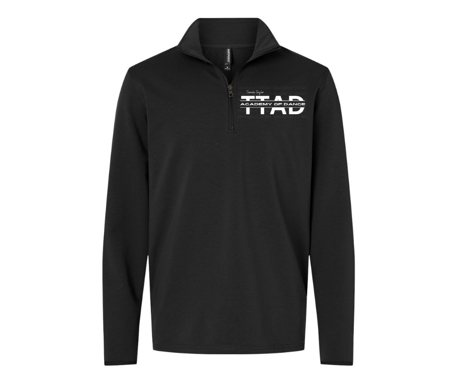 TTAD Black 1/4 Zip Pullover