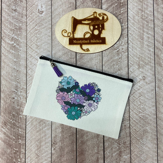 Floral Bats Zippy Bag