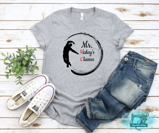 MR. Haley's Classes Heather Athletic Gray Tee