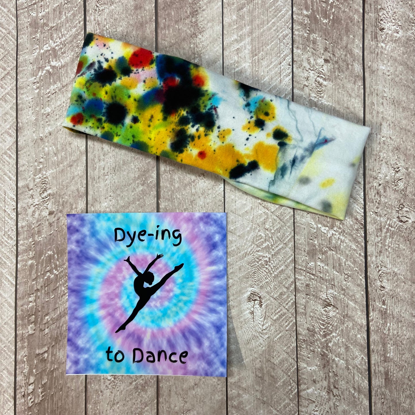 Funfetti Tie-Dye Twisted Headband