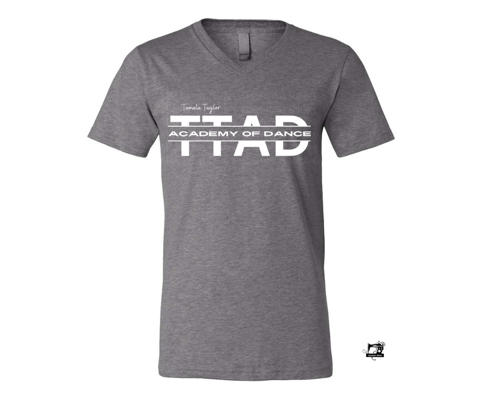 TTAD Heather Deep V-Neck Tee