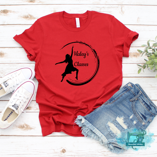 Haley's Classes Red Tee