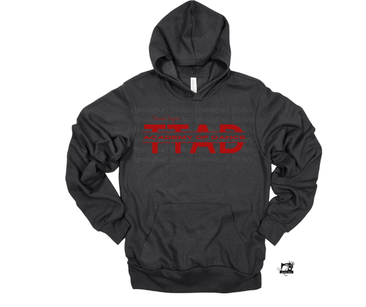 TTAD Heather Charcoal Hoodie