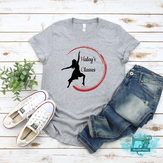 Haley's Classes Heather Athletic Gray Tee
