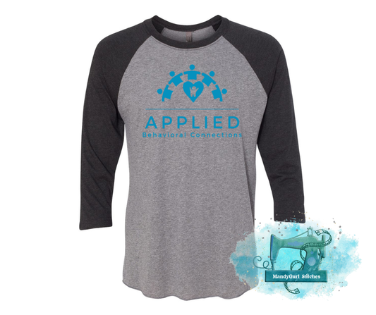 ABC Turquoise Logo Raglan