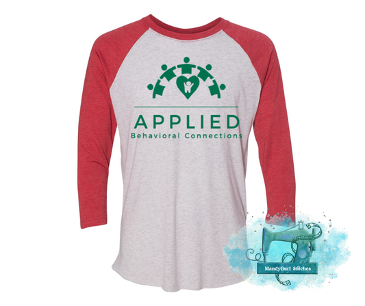 ABC Dark Green Logo Raglan