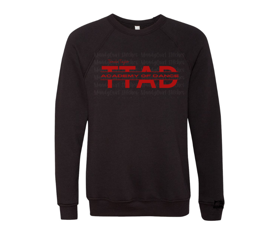TTAD Black Crew Sweatshirt
