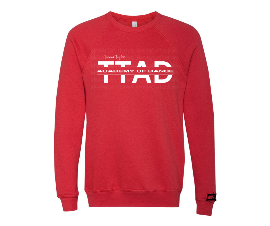 TTAD Red Crew Sweatshirt