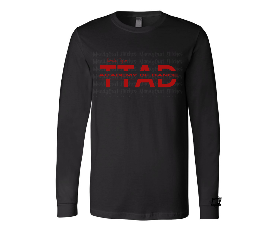 TTAD Black Long Sleeve Tee