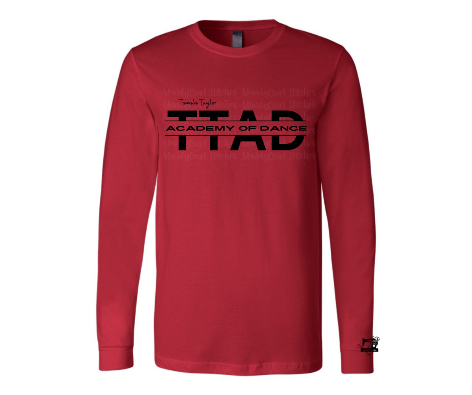 TTAD Red Long Sleeve Tee