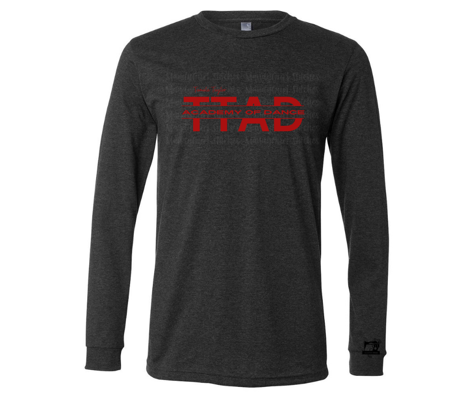 TTAD Heather Charcoal Long Sleeve Tee