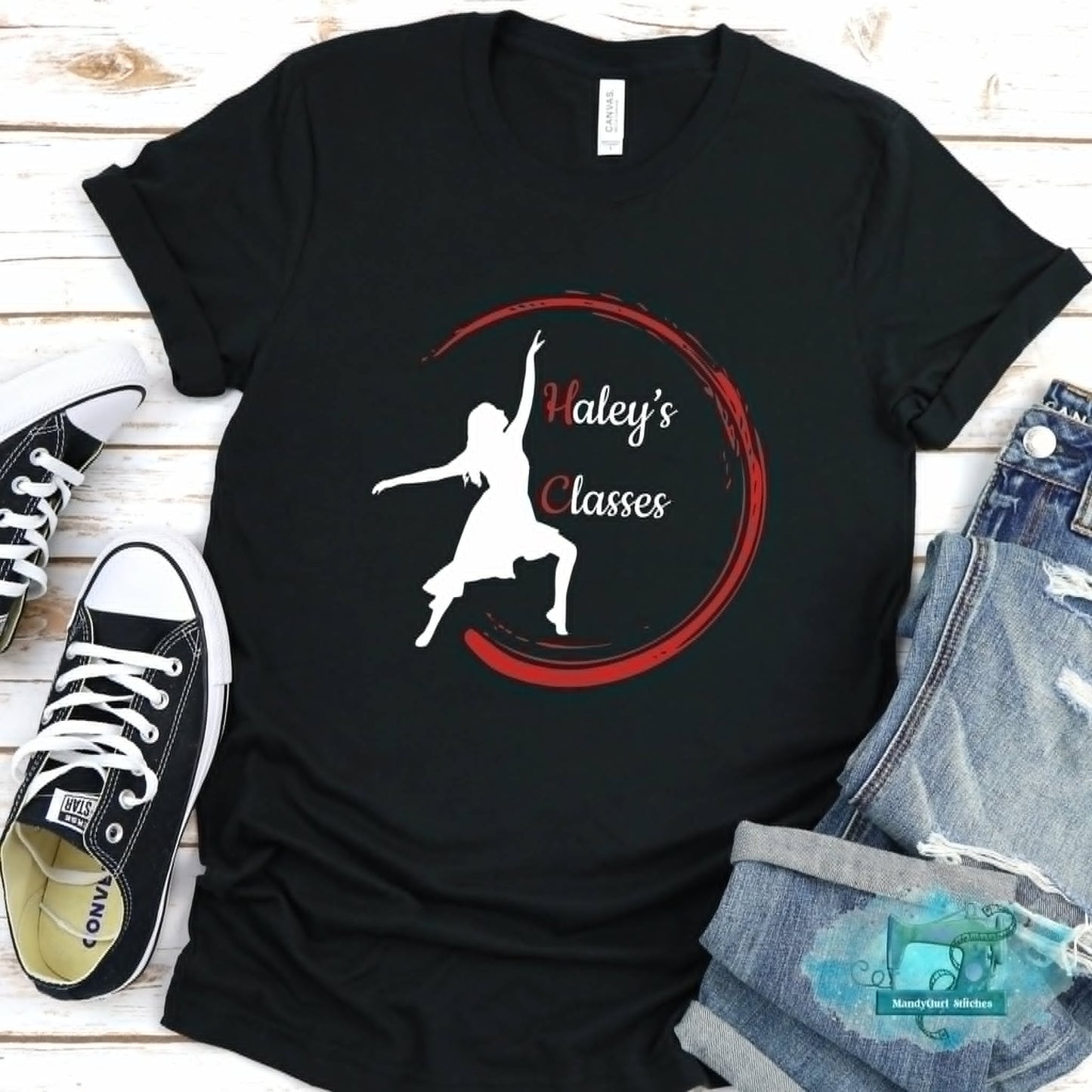 Haley's Classes Black Tee