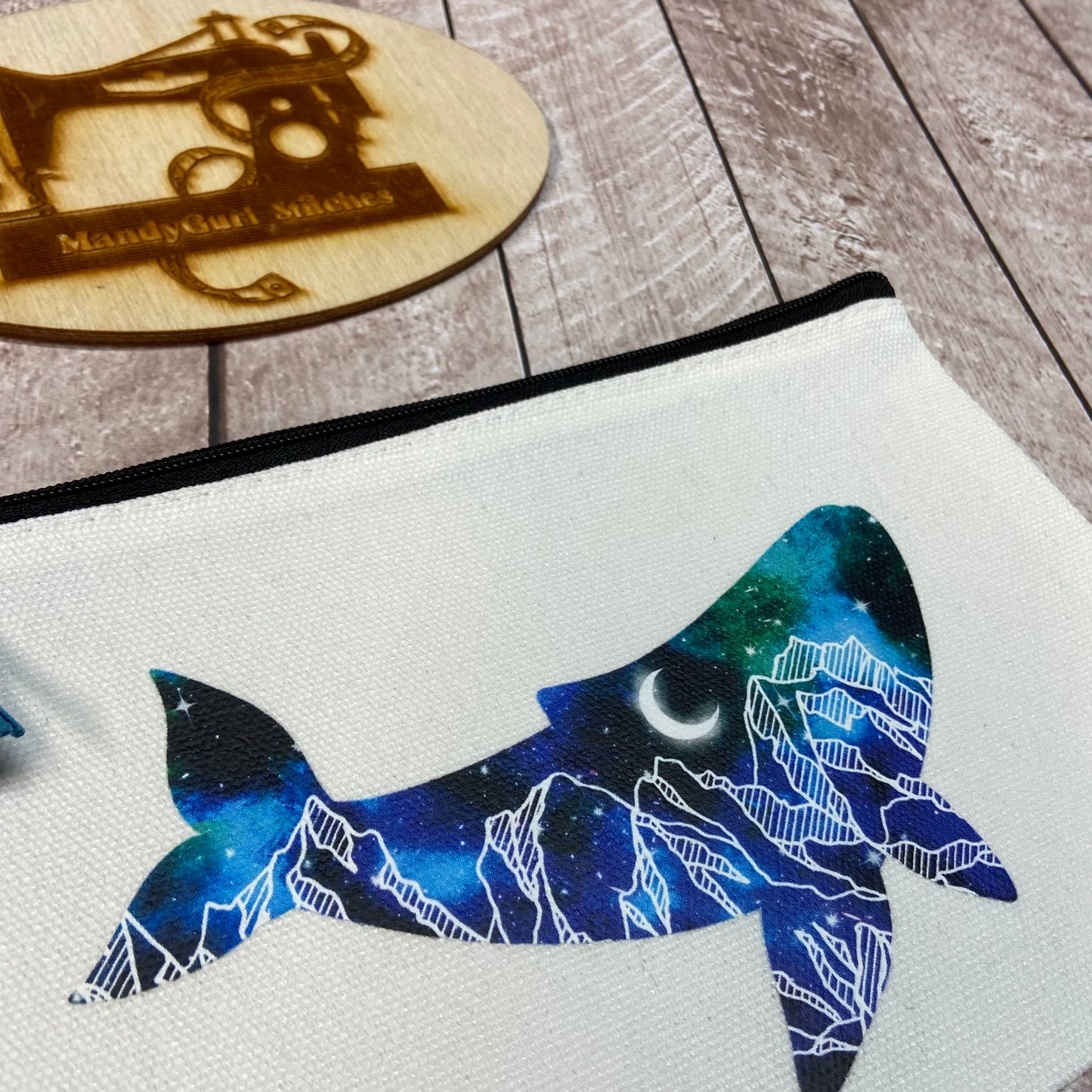 Galaxy Whale Zippy Bag