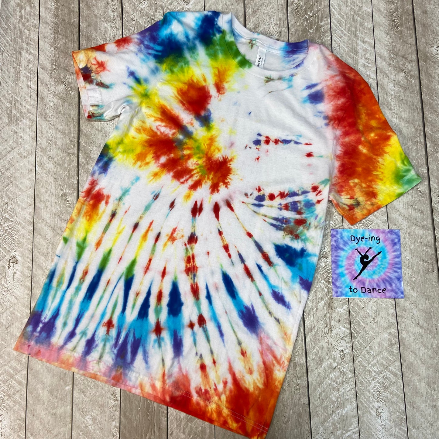 Unisex Adult Medium-Rainbow Fireworks