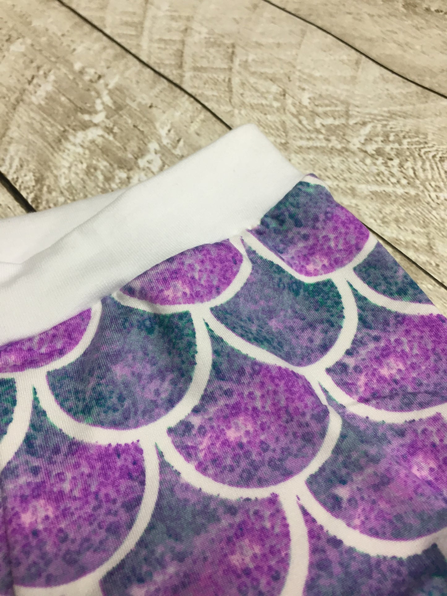 Purple Mermaid Scales Bummies