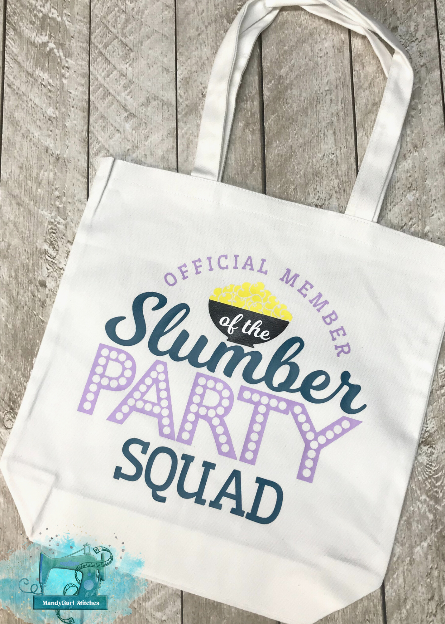 Slumber Party Squad Tote Bag