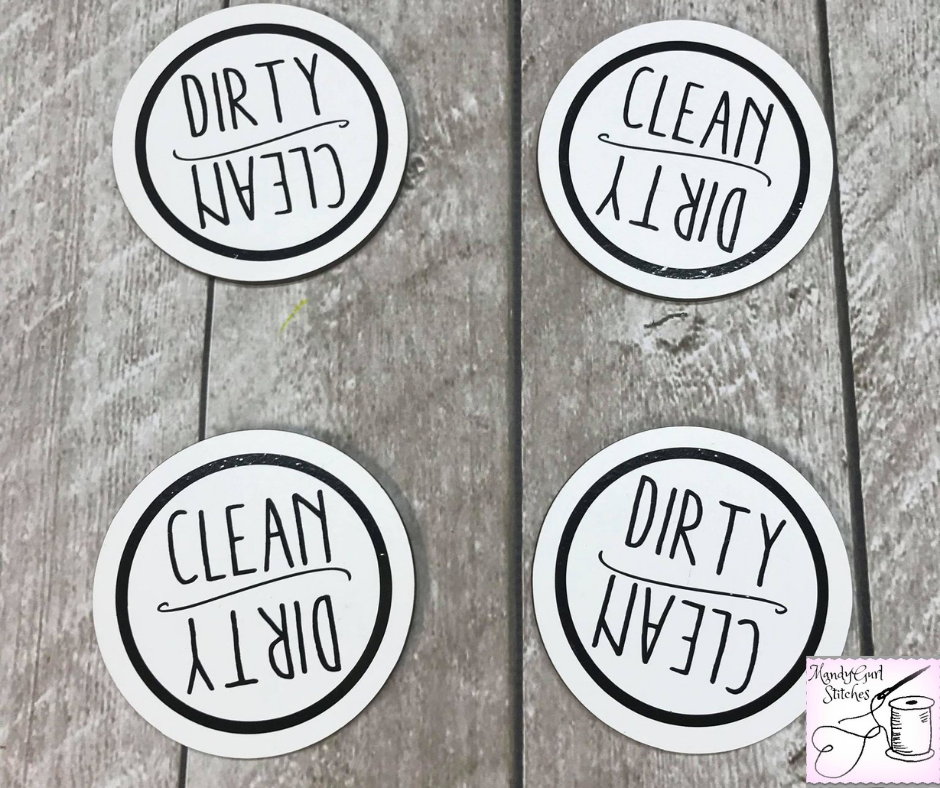 Clean/Dirty Dishwasher Magnets