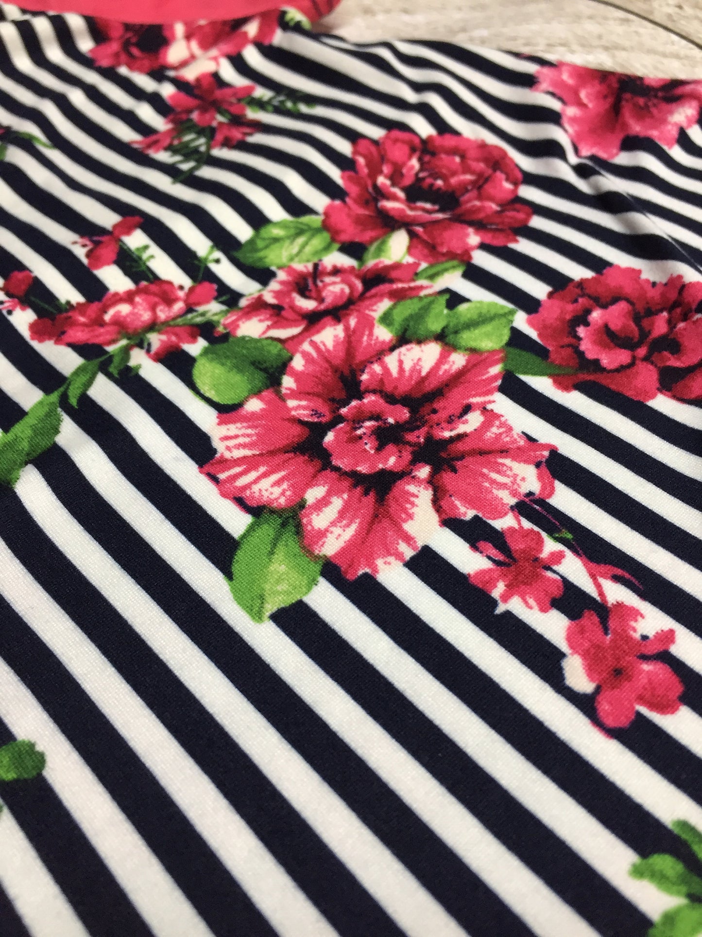 Striped Floral Nina Dress