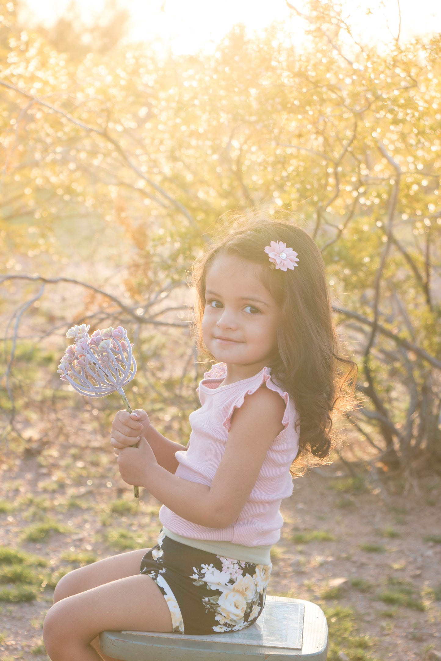 Black Katie Floral Bummies