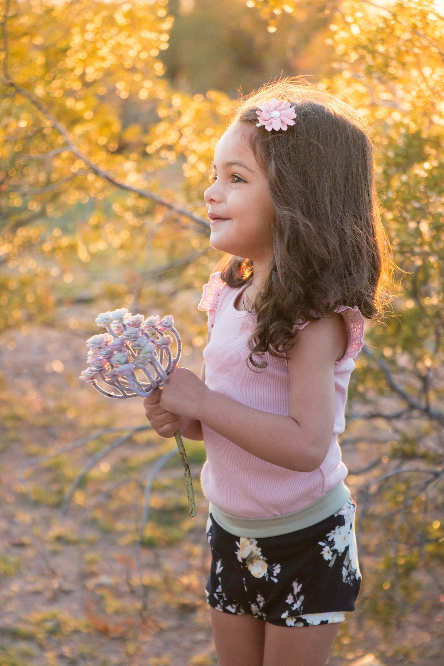 Black Katie Floral Bummies