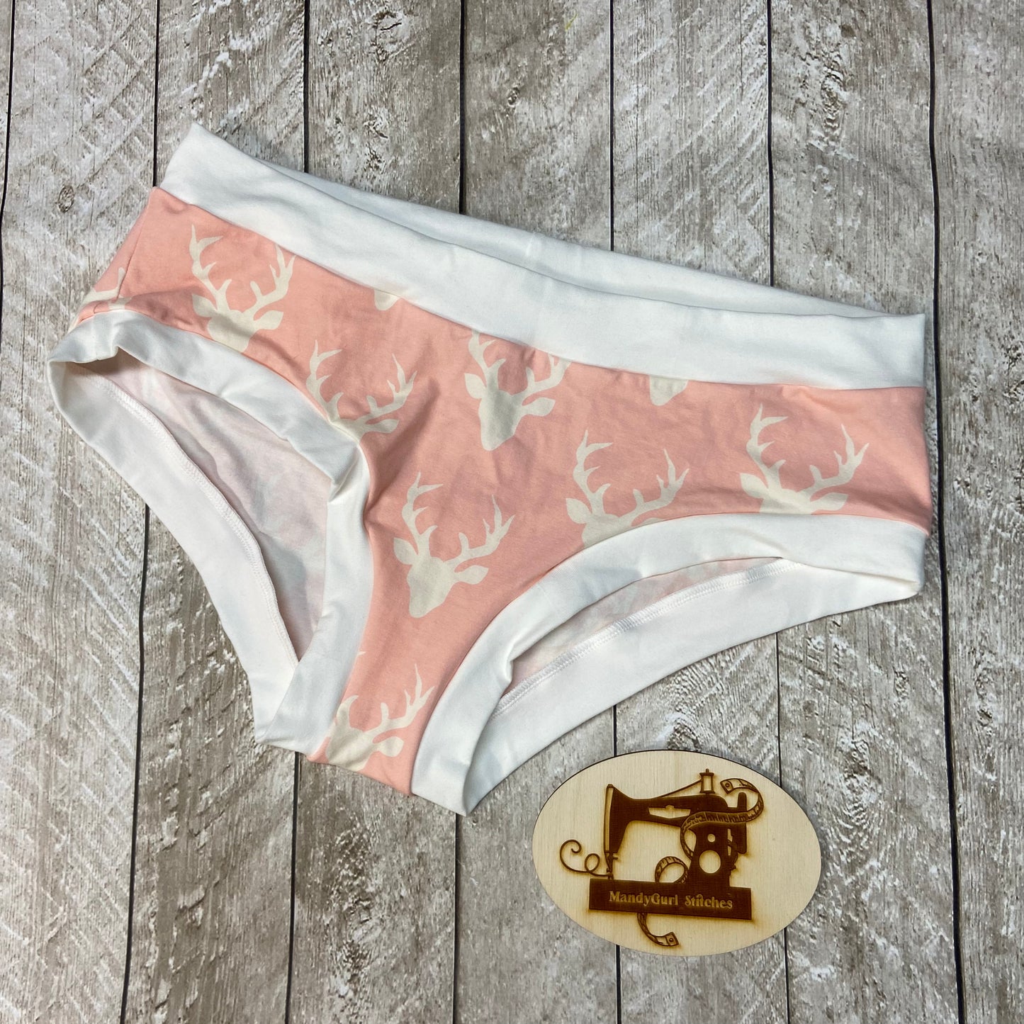 2XL Pink/Ivory Deer Full Coverage Bunzies