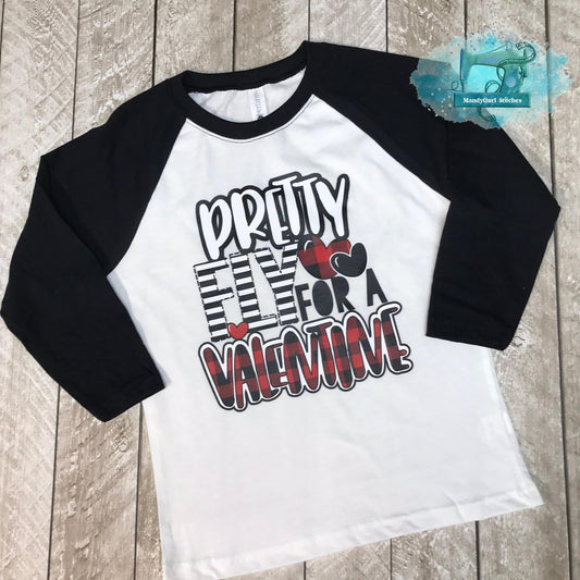 Pretty Fly Screenprint Raglan